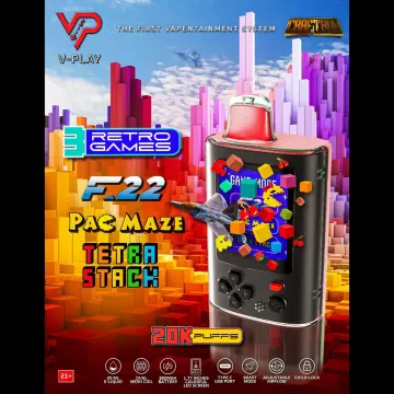 V-PLAY 20.000 puff RETRO GAMES